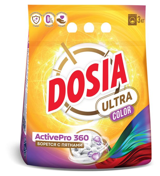 

Стиральный порошок Dosia Ultra Color 3000 г