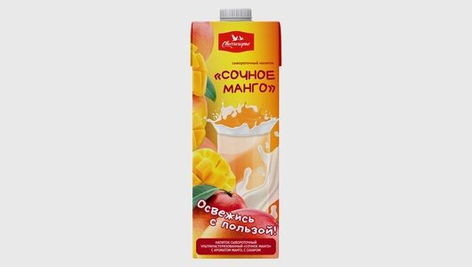 Напиток сывороточный Свитлогорье Сочное манго, 1л