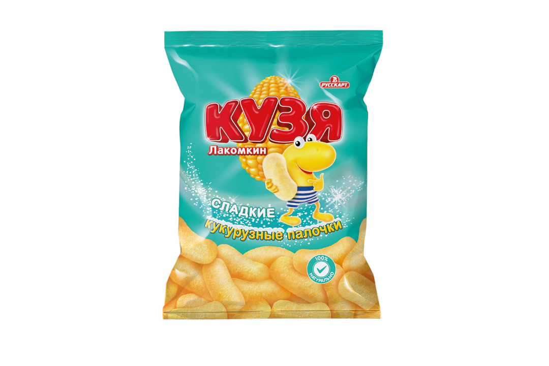 

Кукурузные палочки Кузя Лакомкин сладкие 100 г
