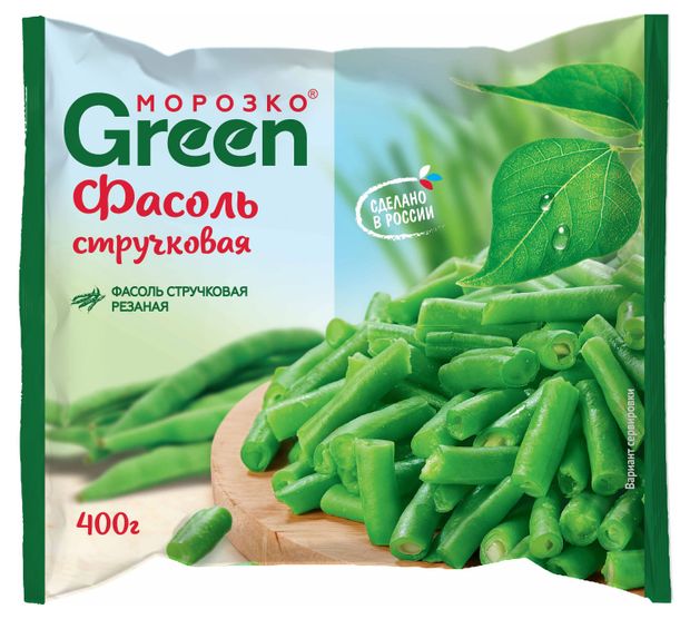 

Фасоль стручковая Морозко Green, 400г