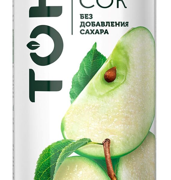 Сок J7 Тонус яблочный осветленный, 970мл