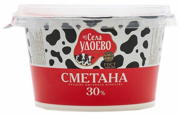 Сметана 30% Из села Удоево