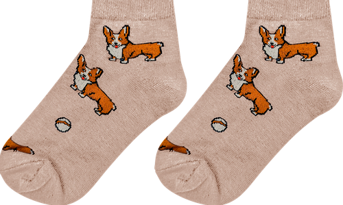 

Носки женские Cinema Корги р. 23–25, цвета в ассортименте