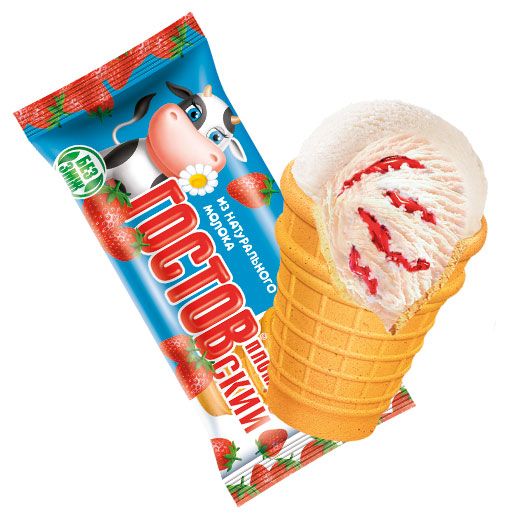 

Мороженое Гостовский пломбир с клубничным джемом стаканчик 75 г