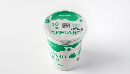 Сметана 10%, 450 г_РП