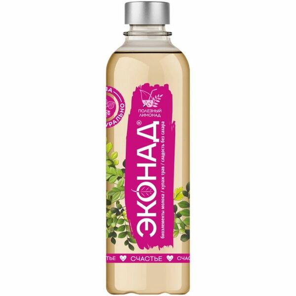 Напиток безалкогольный Эконад Счастье среднегазированный на основе молочной сыворотки 500 мл