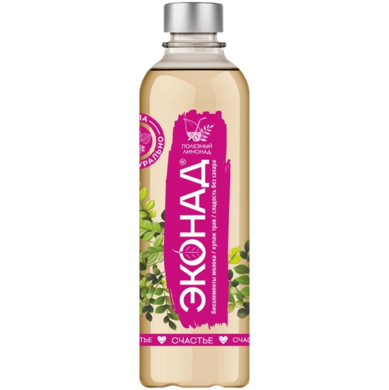 

Напиток безалкогольный Эконад Счастье среднегазированный на основе молочной сыворотки 500 мл