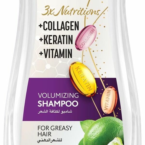 Шампунь для увеличения объема волос DURU с экстрактом лайма 600 мл