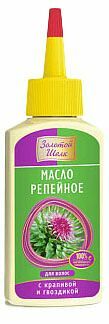 Масло для волос Золотой Шелк С Крапивой и Гвоздикой 90 мл