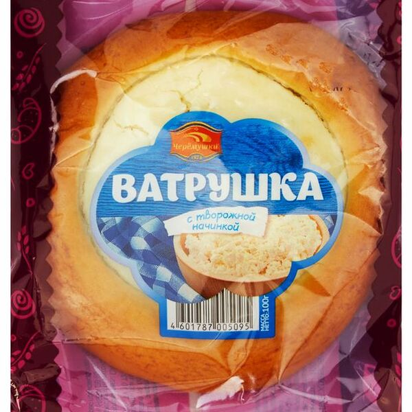 Ватрушка Черемушки с творогом, 100 г