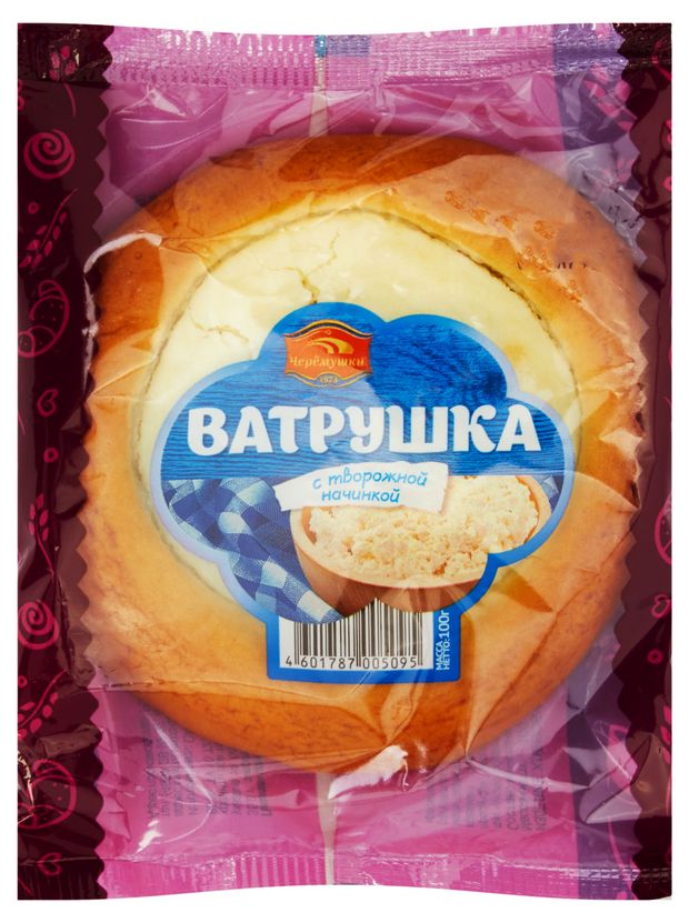 

Ватрушка Черемушки с творогом 100 г