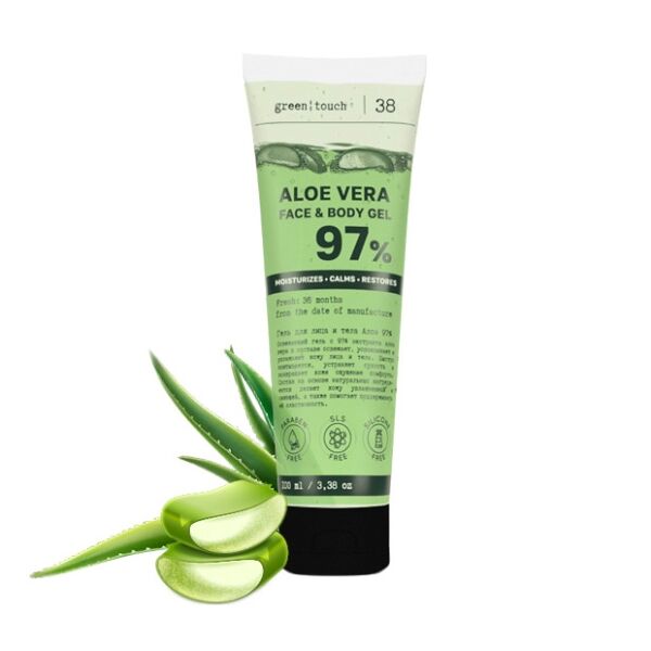 Гель для лица и тела Green touch Aloe Vera 97% 100 мл