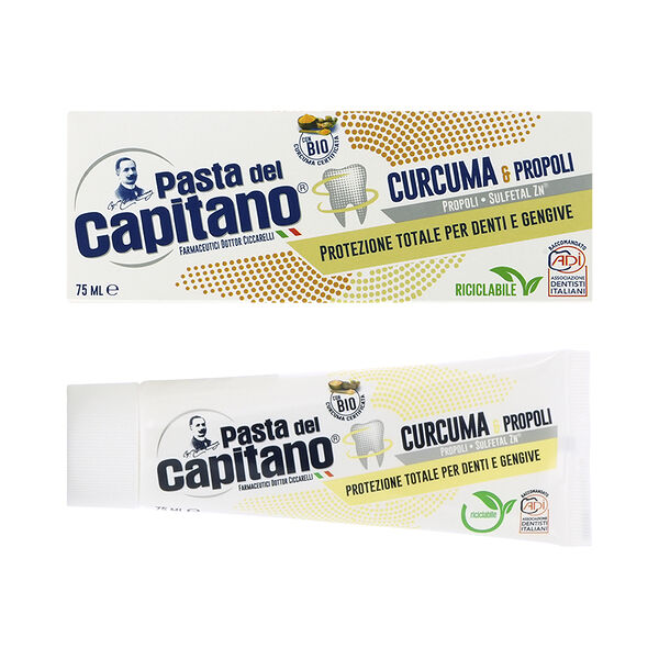 Зубная паста Pasta Del Capitano Комплексная защита Куркума и прополис 75 мл