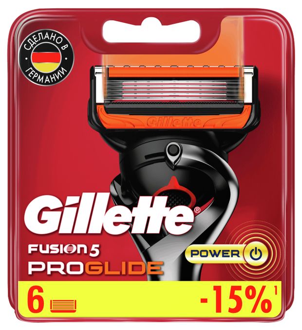 

Кассеты сменные для бритья Fusion Power Fusion ProGlide 6 шт