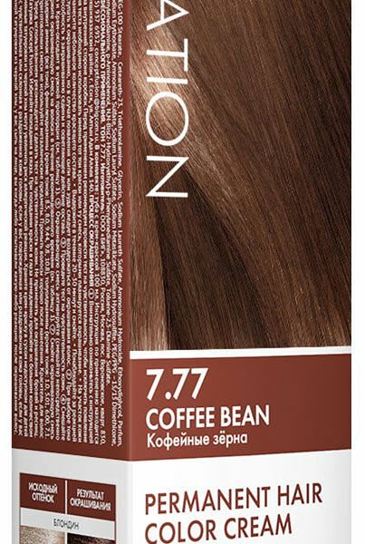 Стойкая крем-краска для волос Concept Fusion Inspiration 7.77 Coffee Bean Кофейные зёрна, 100 мл