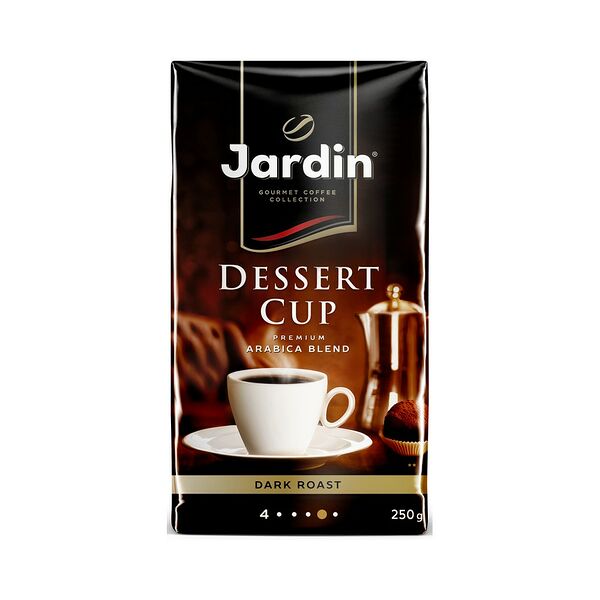 Кофе молотый Jardin Dessert Cup темнообжар 250г в/у