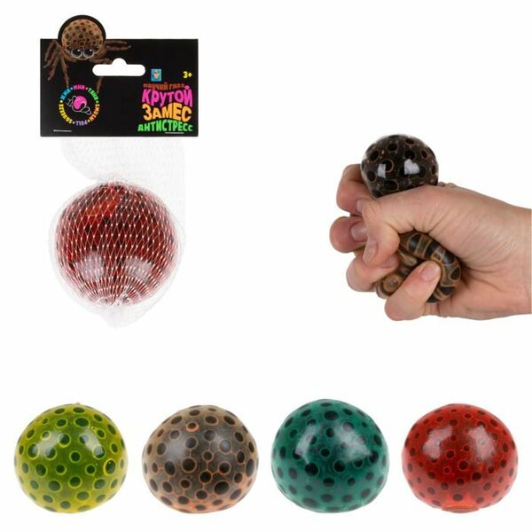 Игрушка-антистресс 1 Toy Крутой замес Паучий глаз, 1 шт, ассортимент