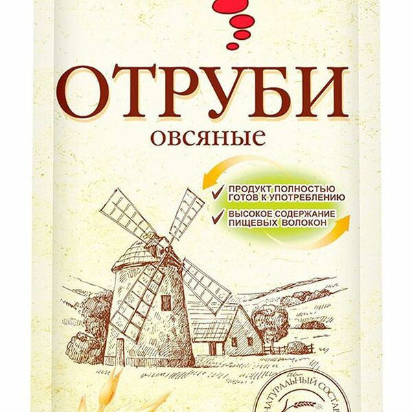 Отруби Ого! овсяные экструдированные 200г