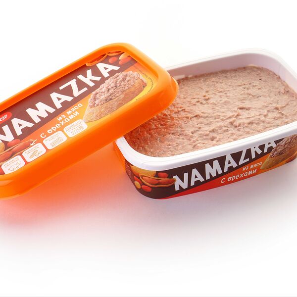 Намазка из мяса с орехами