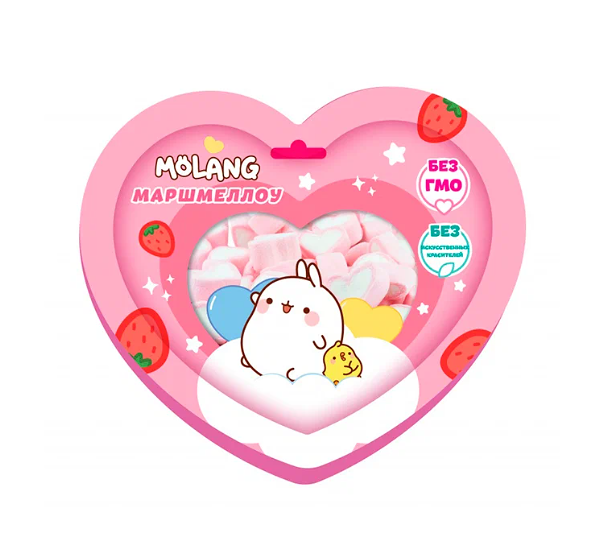 Маршмеллоу MOLANG с ароматом клубники