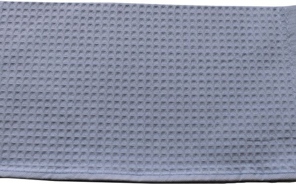 Полотенце вафельное Cottonika серое 70*150см