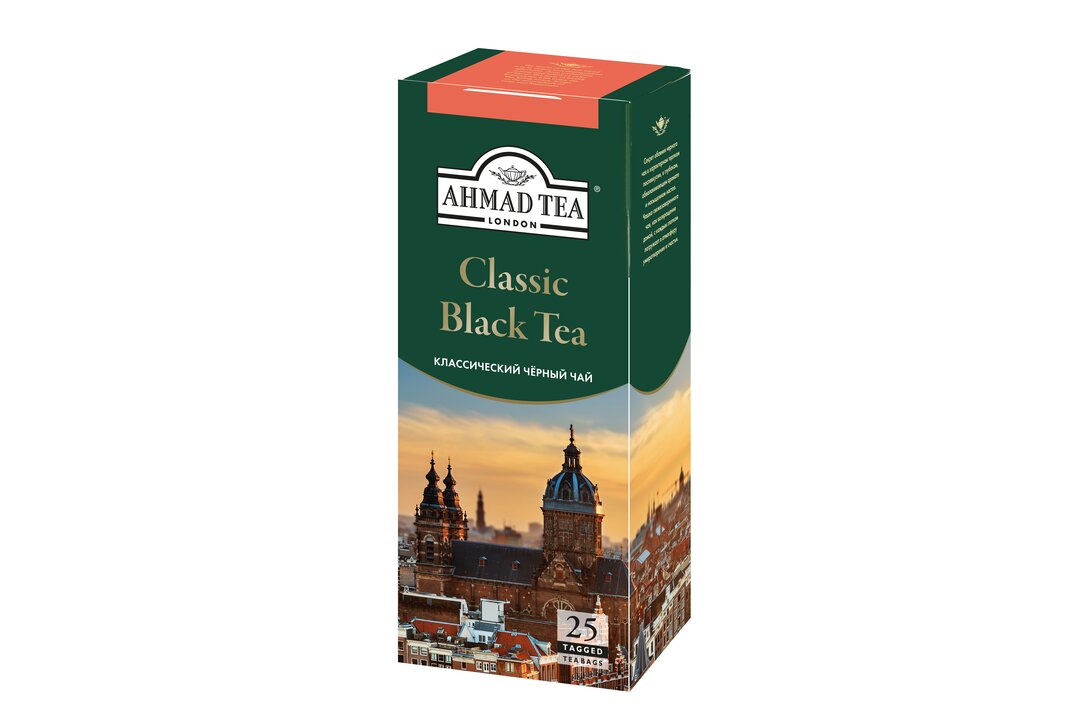 

Чай черный Ahmad Tea Классический 25 пакетиков 50 г