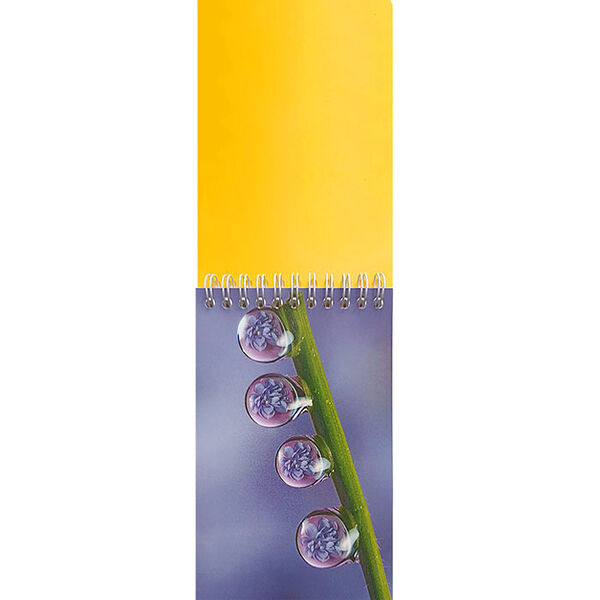 Блокнот спираль красный пластик 80л 15с133.1