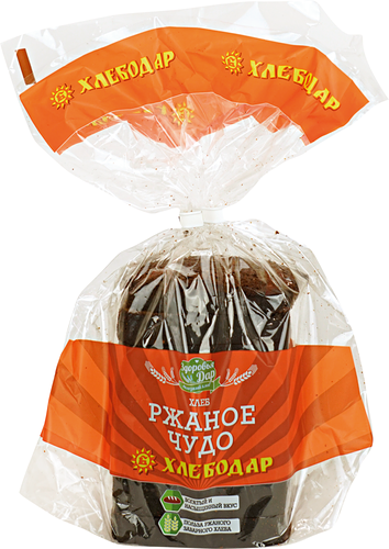 Хлеб Хлебодар Ржаное чудо, в нарезке