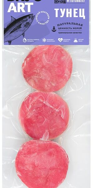 Тунец Вкус Арт филе медальон 400г