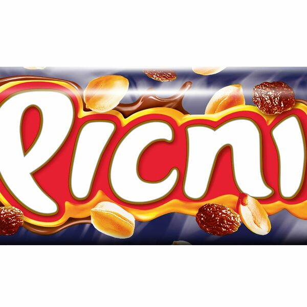 Батончик Picnic с арахисом и изюмом, начинкой из мягкой карамели, вафель и воздушного риса, покрытый молочным шоколадом, 38г