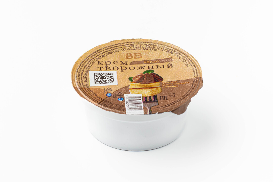 

Крем творожный ВкусВилл с какао 7% 150 г