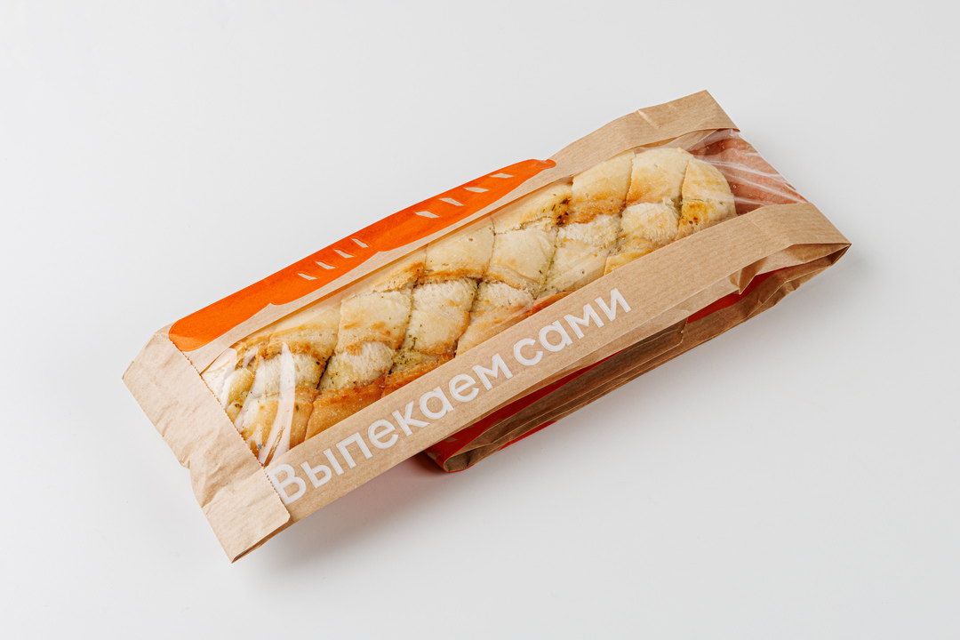 

Багет пшеничный с чесноком 170г