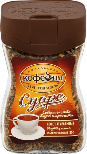

Кофе Московская кофейня на паяхъ растворимый Суаре 95 г