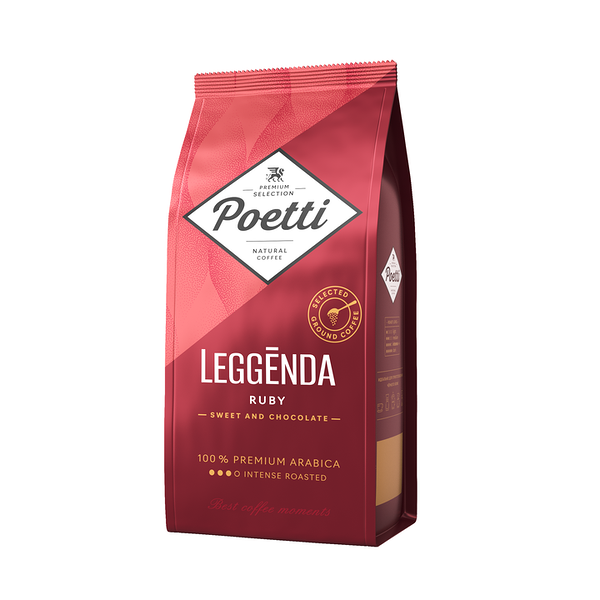 Кофе молотый Poetti Leggenda Ruby 250 г