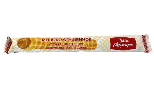 

Молоко сгущённое варёное Свитлогорье с сахаром в вафельной трубочке, 70г