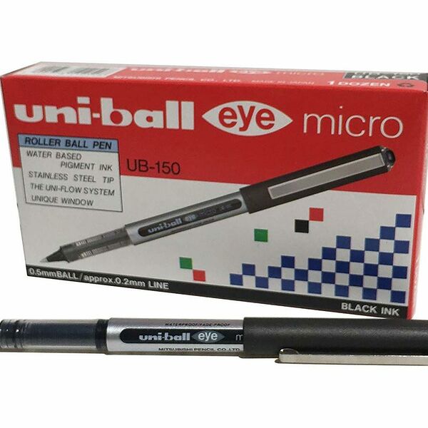 Ручка-роллер 0.5мм черная EYE