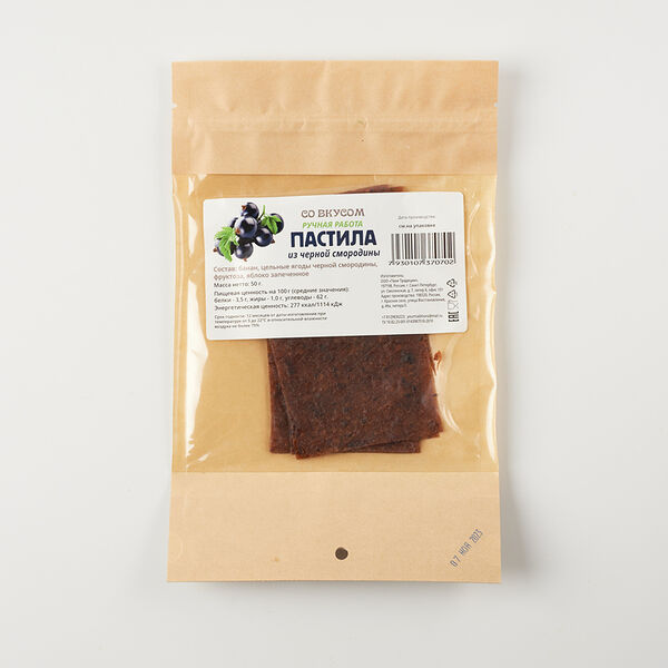 Пастила из черной смородины