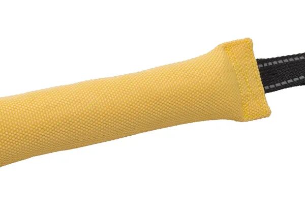 Каскад игрушка-кусалка из шланга для собак 28х8 см, желтый