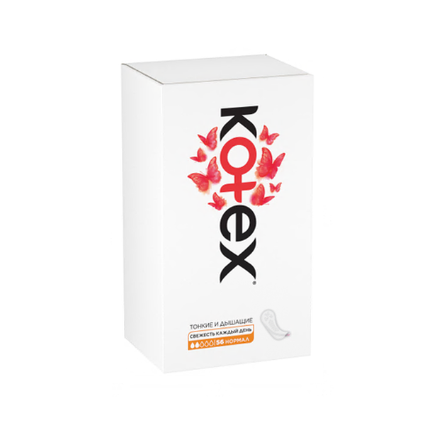 Ежедневные прокладки Kotex Deo Нормал 56 шт