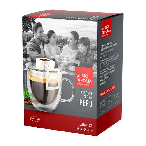 Кофе молотый Gusto Di Roma Перу 5 шт