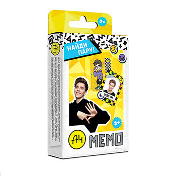 Игра настольная Влад А4 Мемо, 3+