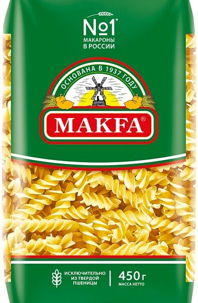 Макароны Makfa Спирали 450 г