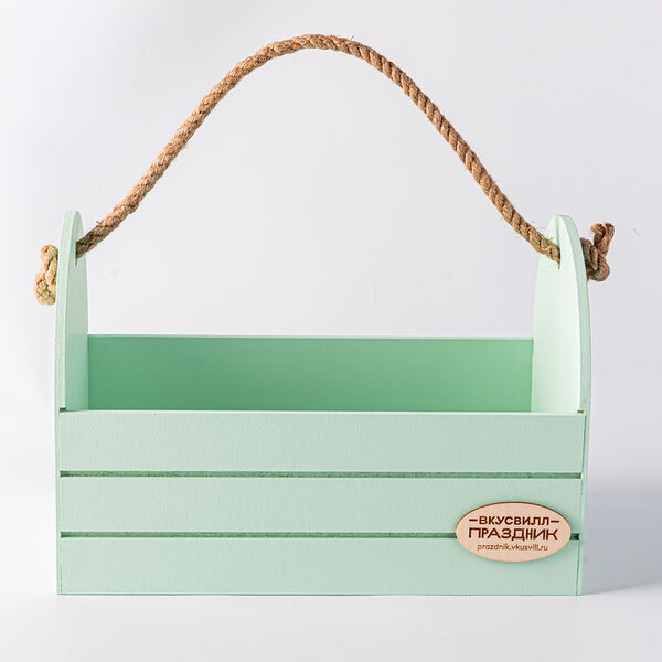 Бокс ящик ВкукВилл большой подарочный мятный