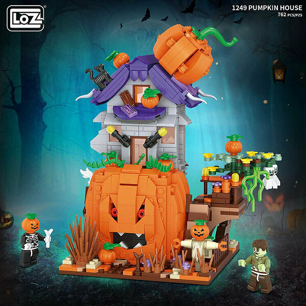 Конструктор LOZ 1249_MK Конструктор Дом-тыква