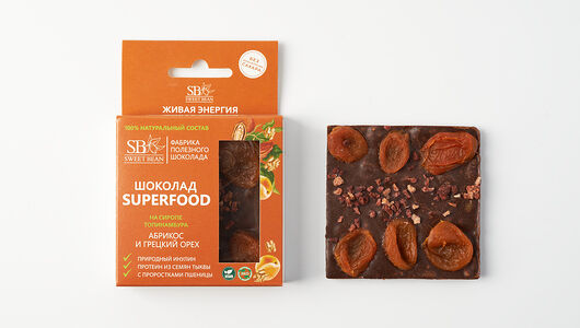 Шоколад Sweet Bean Абрикос и грецкий орех