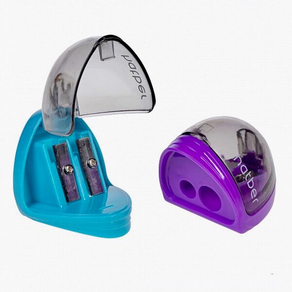 Точилка SPACE пластиковая с контейнером BS_078195 Hatber