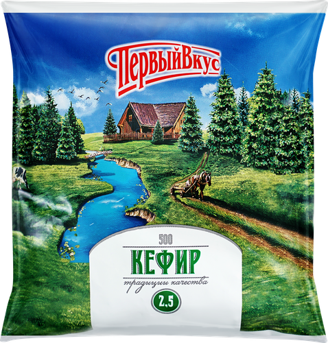 

Кефир Первый вкус 2.5% 500 г