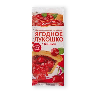 Кекс Хлебный дом Ягодное лукошко с вишней 70 г х 2 шт