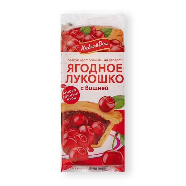 Песочная корзиночка Ягодное лукошко с вишней 140г