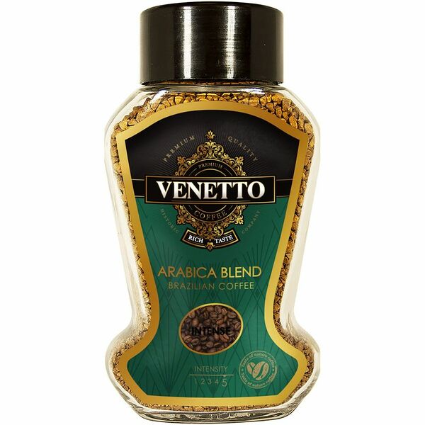 Кофе растворимый Venetto Arabica Blend сублимированный 190 г